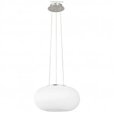Подвес OPTICA, 2X60W (E27), Ø350, никель матовый/опаловое стекло, белый Подвес OPTICA, 2X60W (E27), Ø350, никель матовый/опаловое стекло, белый