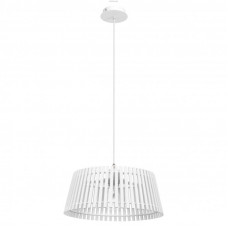 Подвес NAROLA, 1x60W (E27), &Oslash;375, дерево/белый