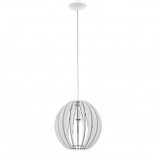 Подвес COSSANO, 1х60W (E27), Ø300, сталь/ дерево, белый Подвес COSSANO, 1х60W (E27), Ø300, сталь/ дерево, белый
