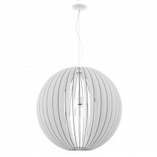 Подвес COSSANO, 1х60W (E27), Ø700, сталь/ дерево, белый Подвес COSSANO, 1х60W (E27), Ø700, сталь/ дерево, белый
