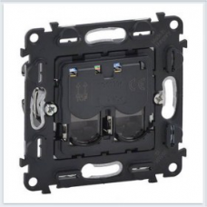 Legrand Valena Мех IN'MATIC Розетка 2-ая комп, RJ45, кат.6А UTP