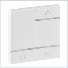 Legrand Valena LIFE Бел MyHome Play Zigbee Накладка для радиопр. выкл.,для приводов жалюзи/рольстав