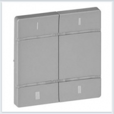 Legrand Valena LIFE Алюм MyHome Play Zigbee.Накладкадля 4-сценарного радиоуправляющего устройства