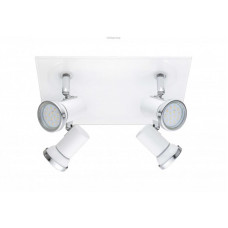 Светодиодный спот TAMARA 1, 4х2,5W (GU10), IP44, белый/хром