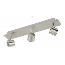 Светодиодный спот PIERINO, 3х5W (LED), никель/хром