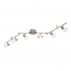 Светодиодный спот SESTO 2, 4х3,3W (LED), L1595, никель/стекло сатиновое, белый лак
